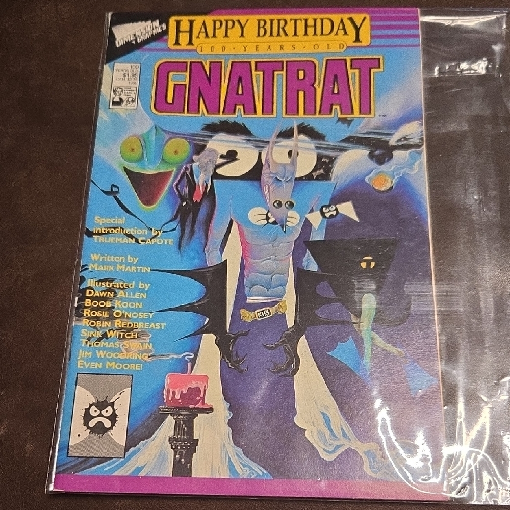 Happy Birthday Gnatrat Comic Book Batman Spoof
